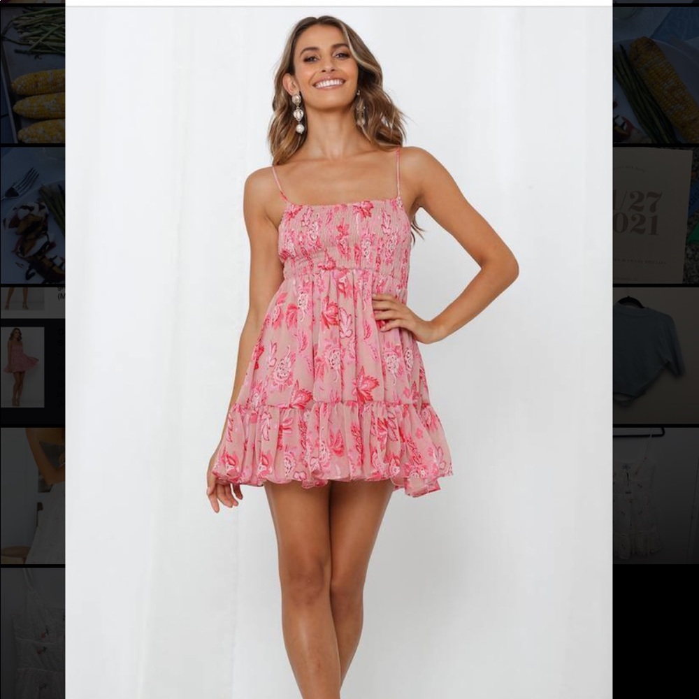 On the other side pink dress size M